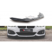 Накладка сплиттер на передний бампер на BMW 1 F20 / F21 M-Pack / M140i рестайл